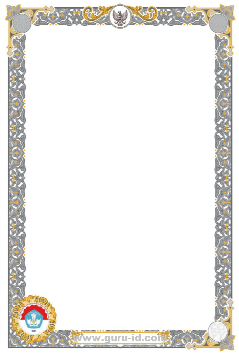 Detail Border Ijazah Nomer 28