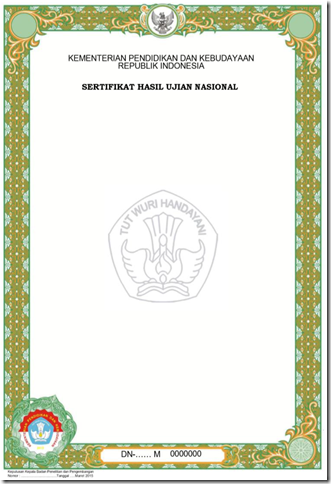 Detail Border Ijazah Nomer 37