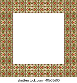Detail Border Ijazah Nomer 38