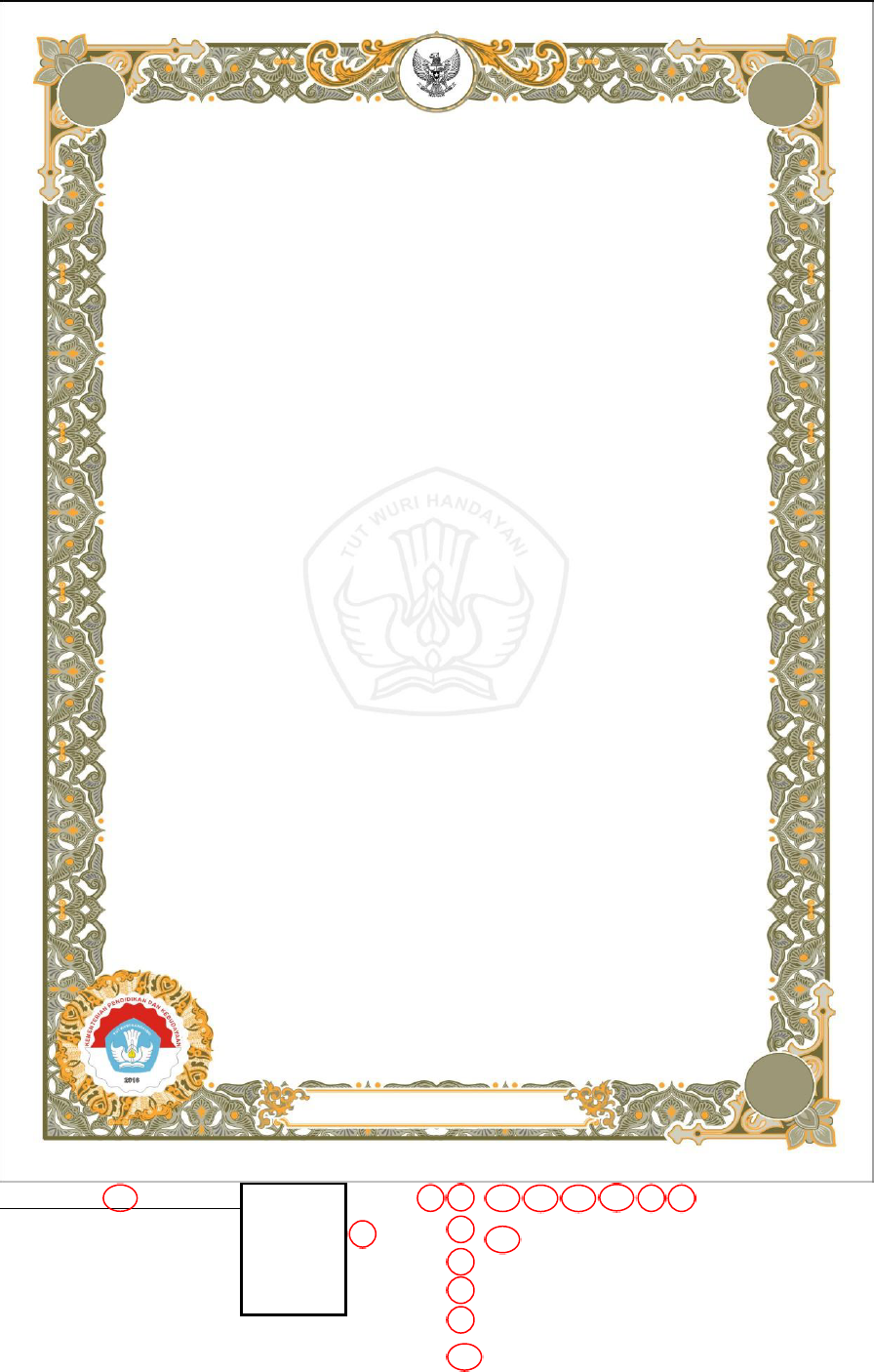 Detail Border Ijazah Nomer 6