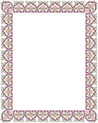 Detail Border Ijazah Nomer 9