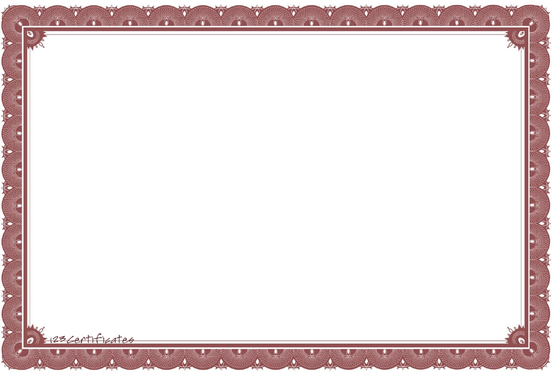 Detail Border Ijazah Nomer 10