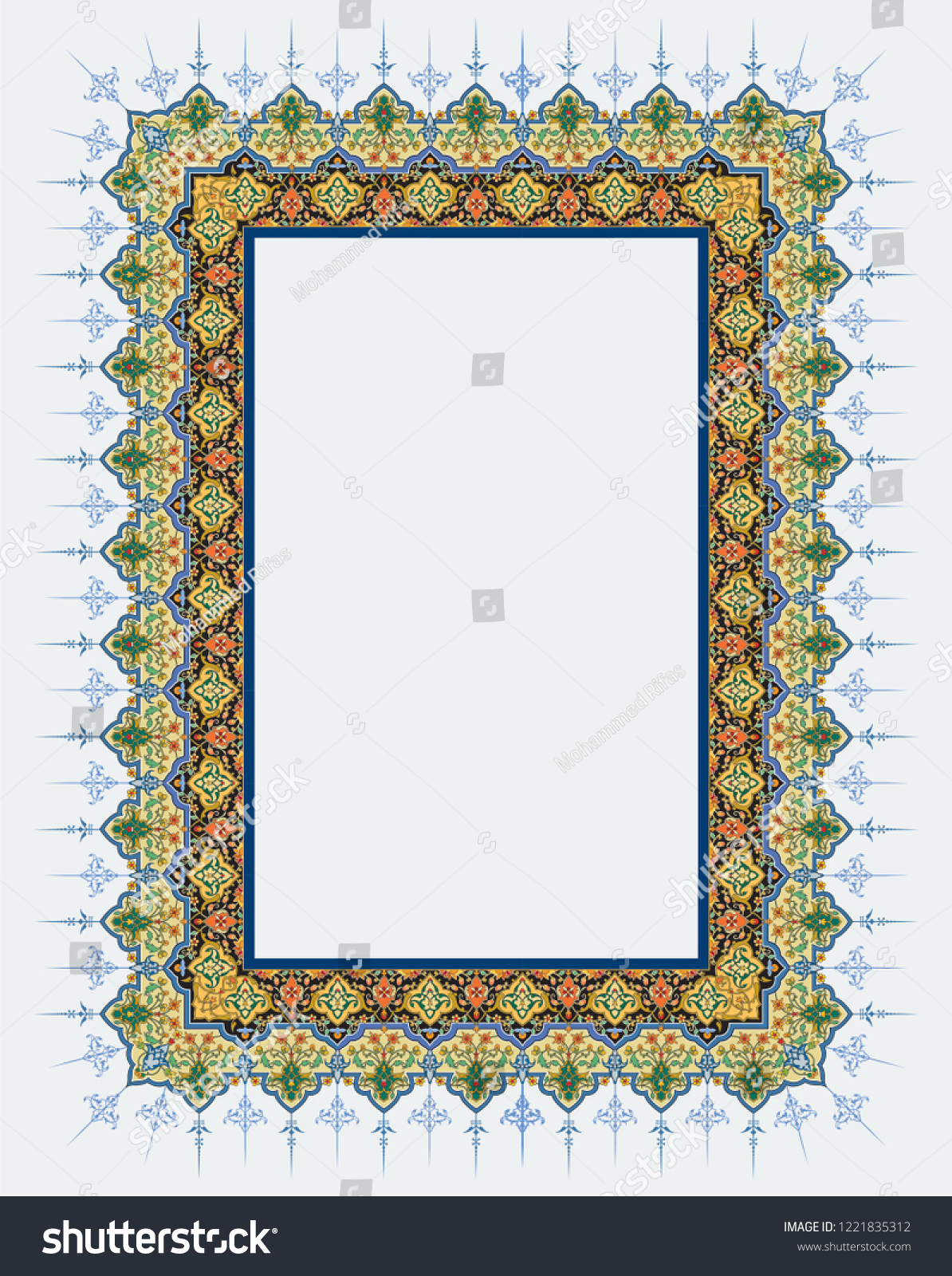 Detail Border Kaligrafi Nomer 40