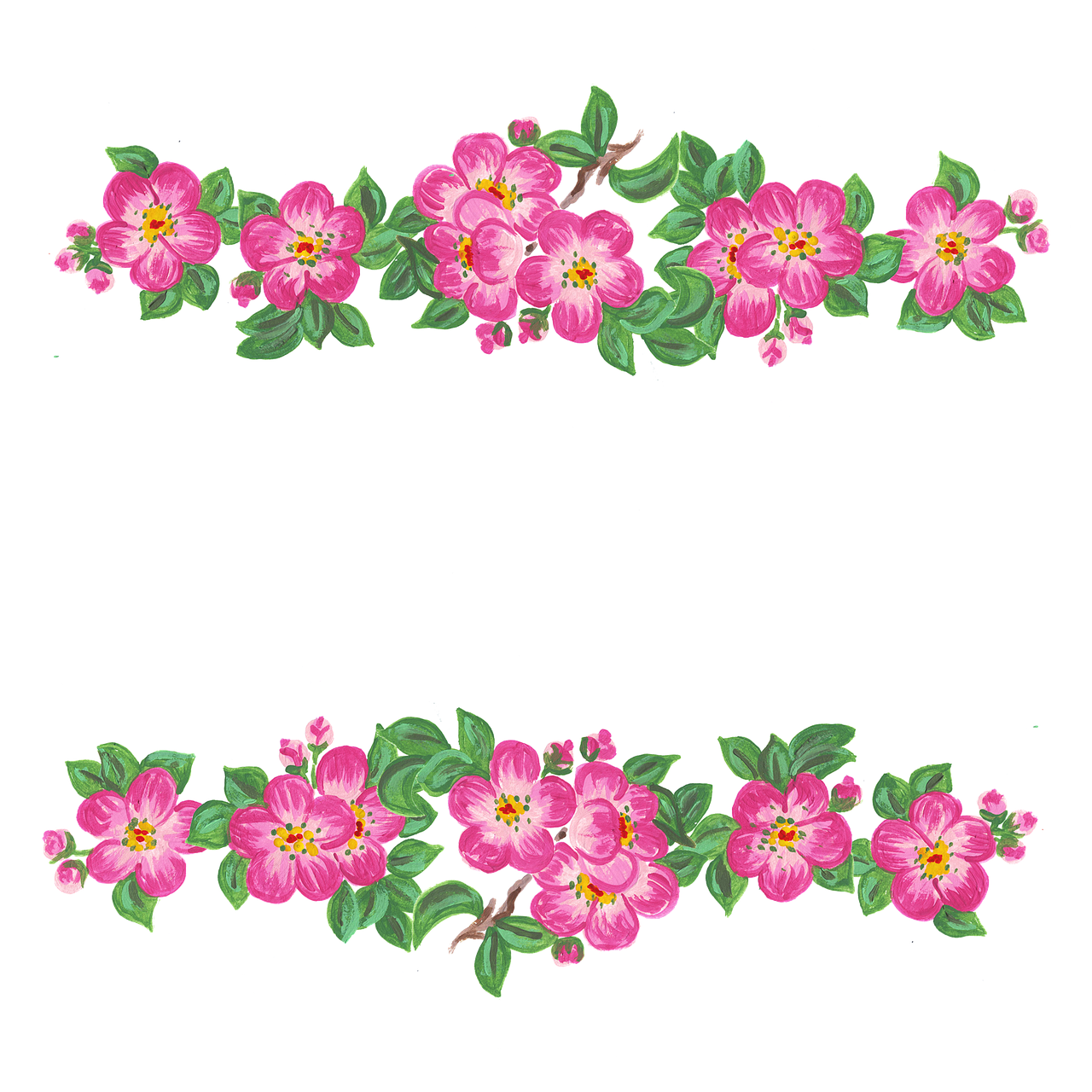 Detail Border Motif Bunga Nomer 6