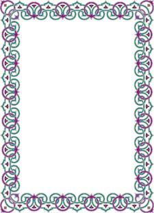 Detail Border Piagam Cdr Nomer 2