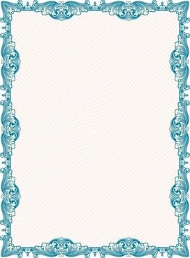 Detail Border Piagam Cdr Nomer 13