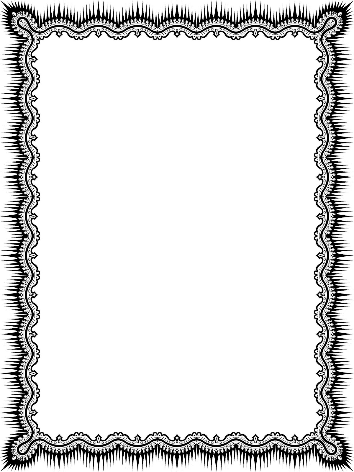 Detail Border Piagam Cdr Nomer 8