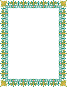 Detail Border Piagam Png Nomer 12