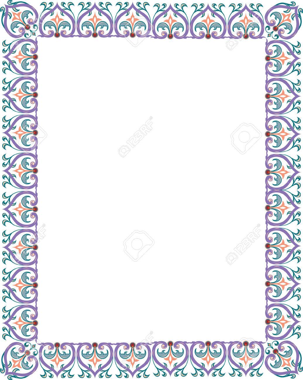 Detail Border Piagam Word Nomer 30
