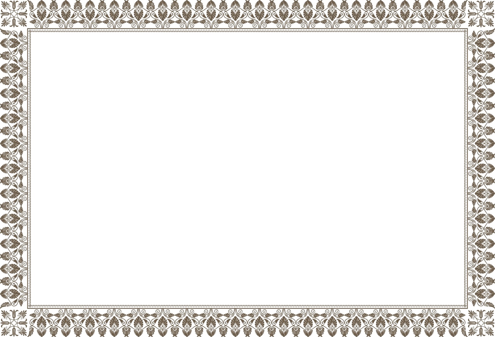 Detail Border Piagam Word Nomer 38