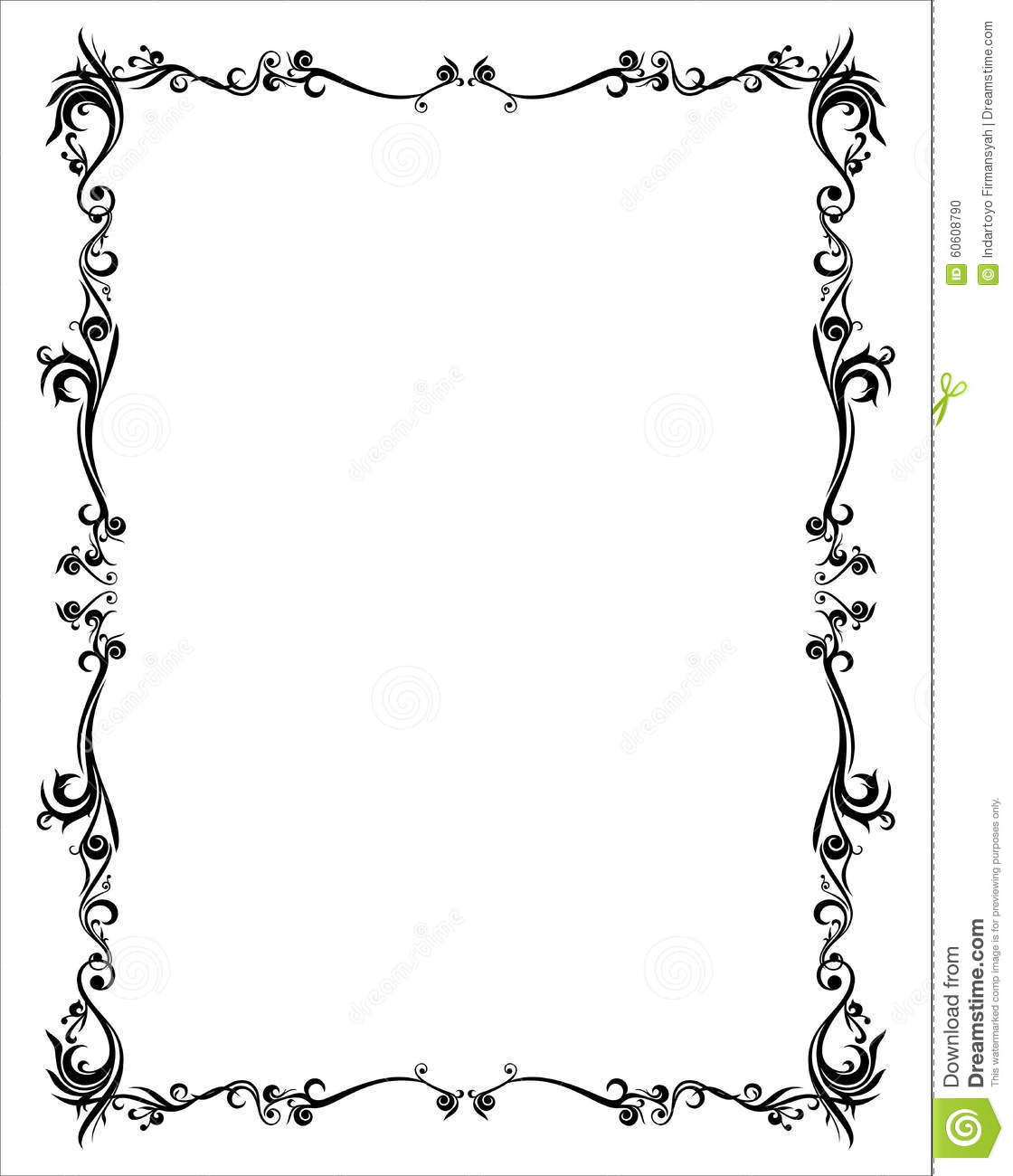 Detail Border Ukir Nomer 9