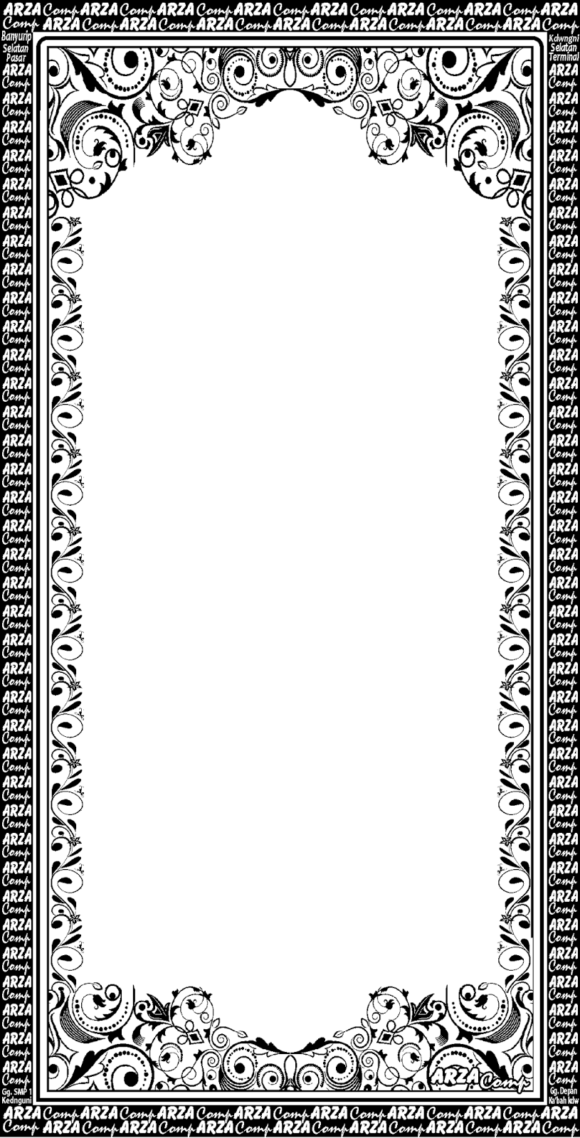 Detail Border Undangan Nomer 25