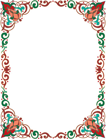 Detail Border Undangan Cdr Nomer 19