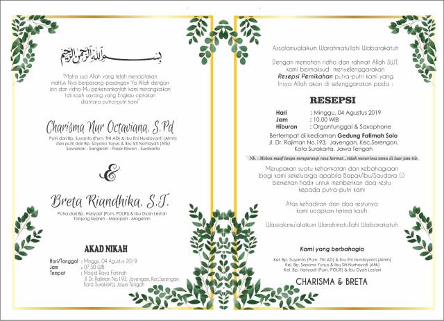 Detail Border Undangan Nikah Nomer 28