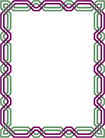 Detail Border Undangan Warna Nomer 6