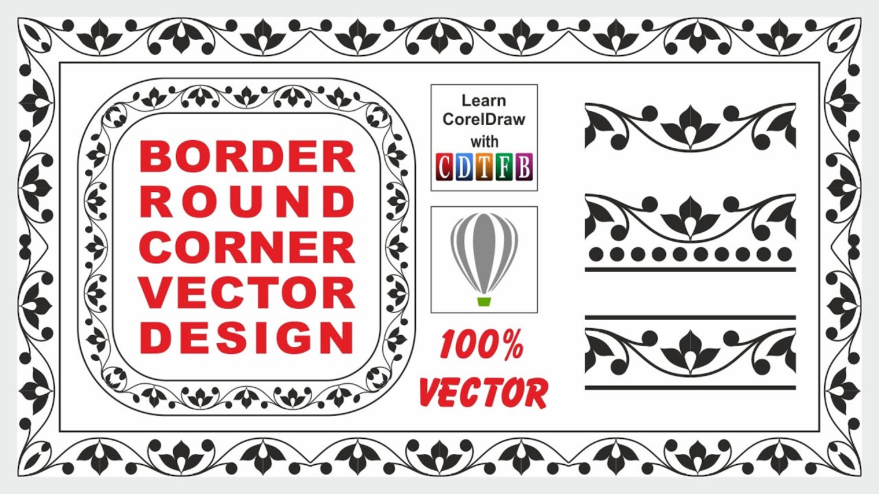 Detail Border Vector Corel Nomer 7