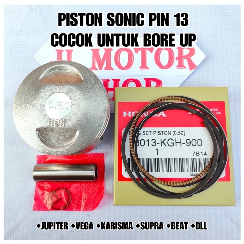 Detail Bore Up Jupiter Z Piston Sonic Nomer 19