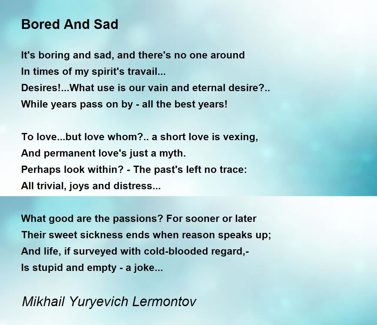 Detail Bored Poems Quotes Nomer 4