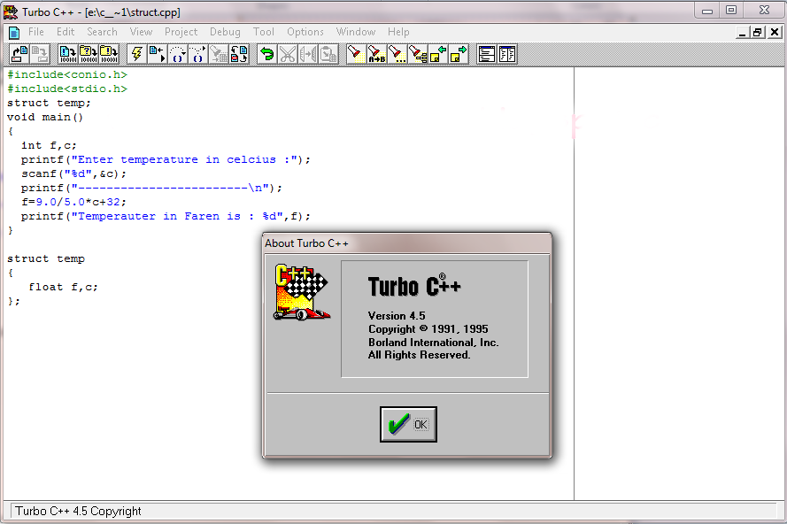 Detail Borland Turbo C Nomer 42