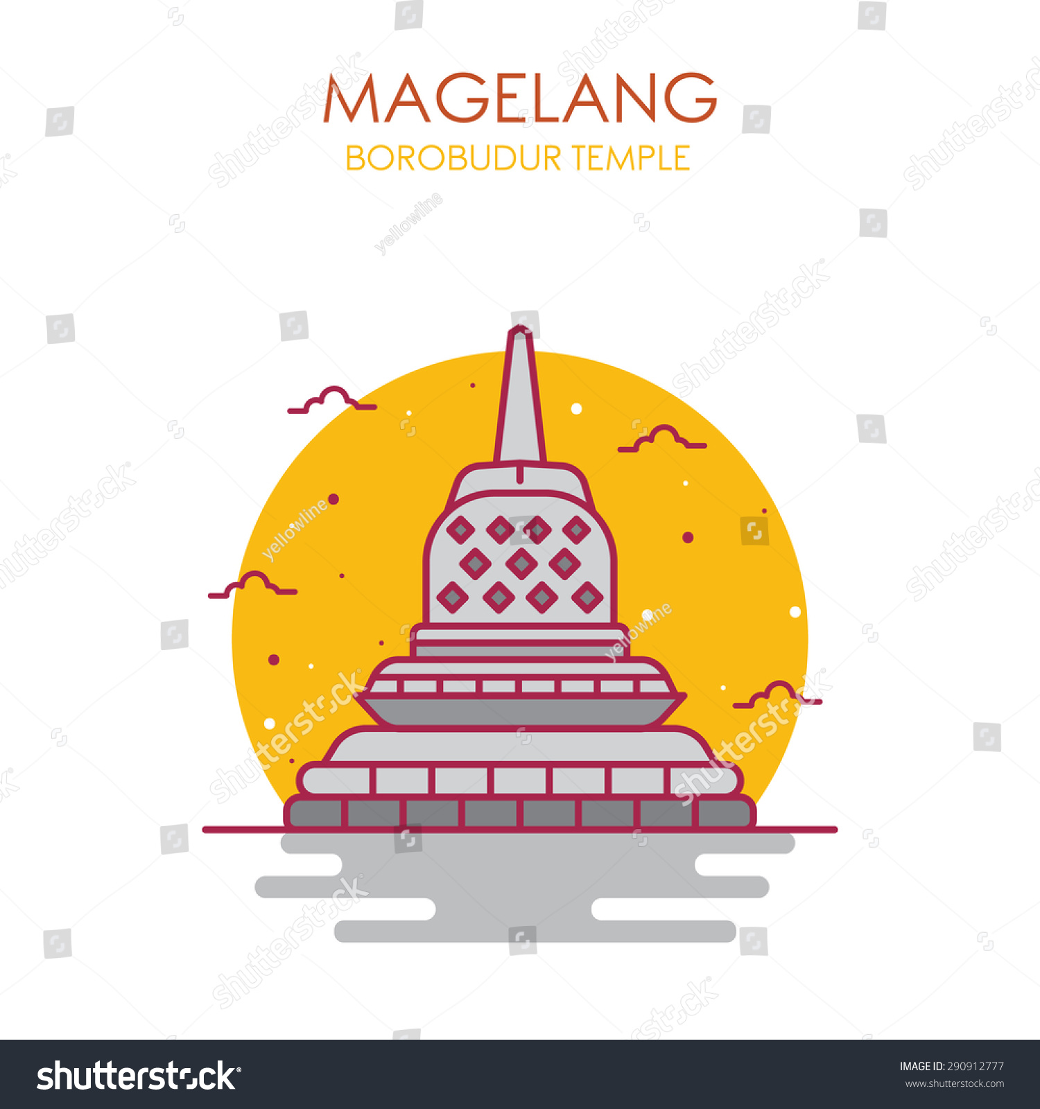 Detail Borobudur Vector Png Nomer 22