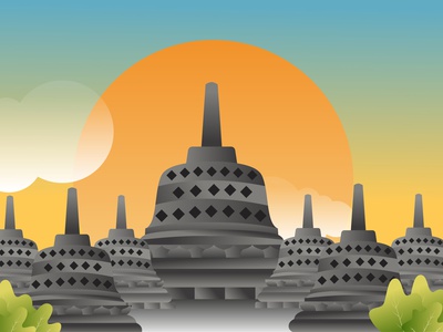 Detail Borobudur Vector Png Nomer 31