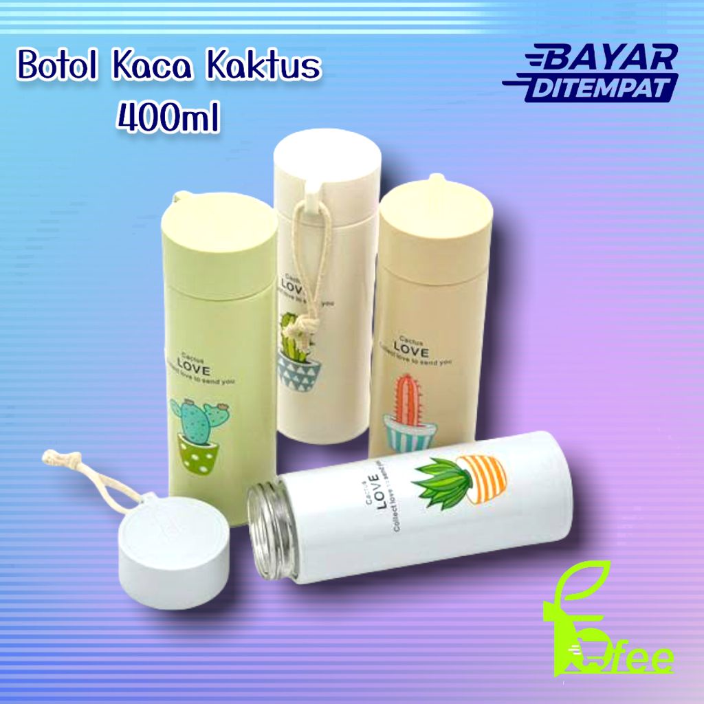 Detail Botol Minum Kaca Kaktus Nomer 50