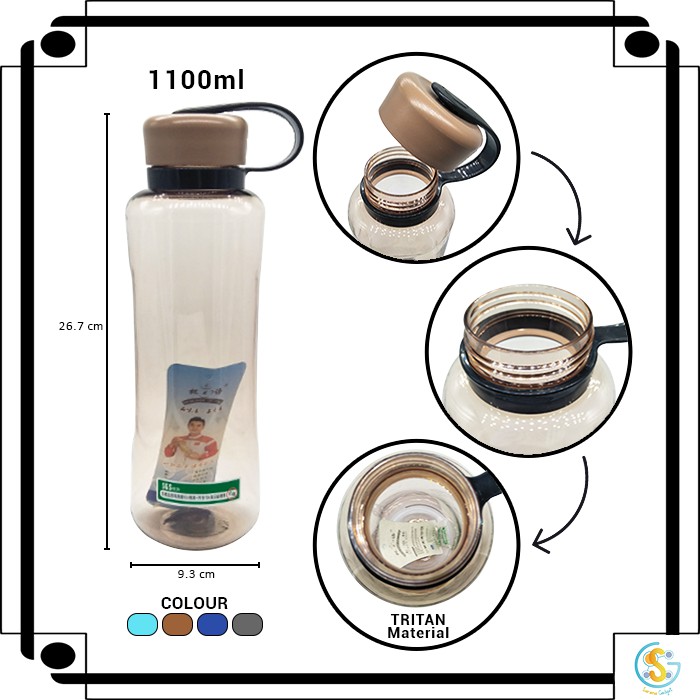 Detail Botol Minum Plastik Polos Nomer 24