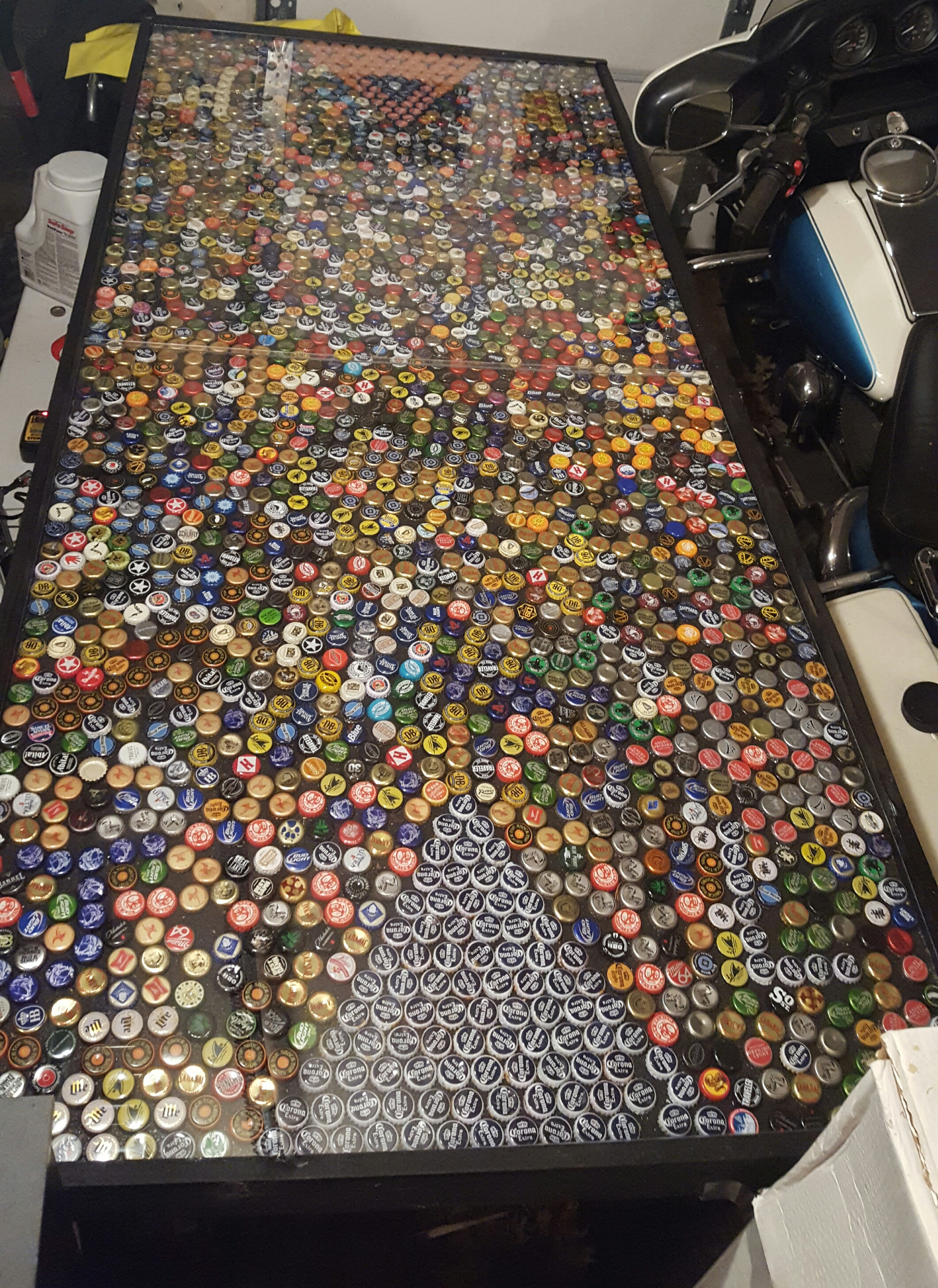 Detail Bottle Cap Beer Pong Table Nomer 15