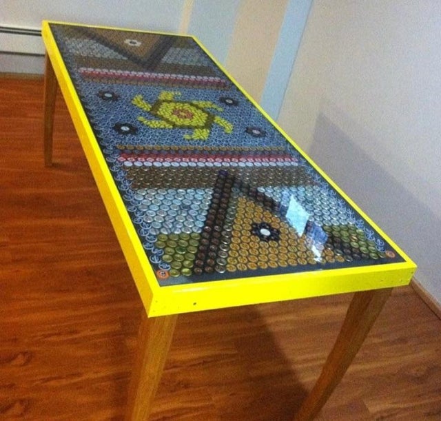 Detail Bottle Cap Beer Pong Table Nomer 17