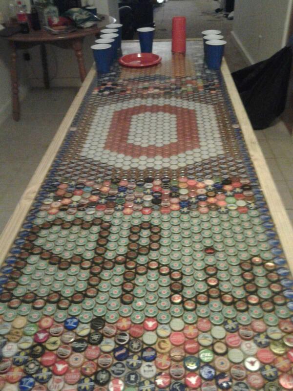 Detail Bottle Cap Beer Pong Table Nomer 19