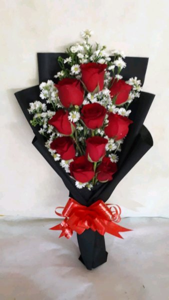 Detail Bouquet Mawar Merah Nomer 13