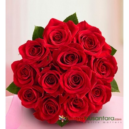 Detail Bouquet Mawar Merah Nomer 41