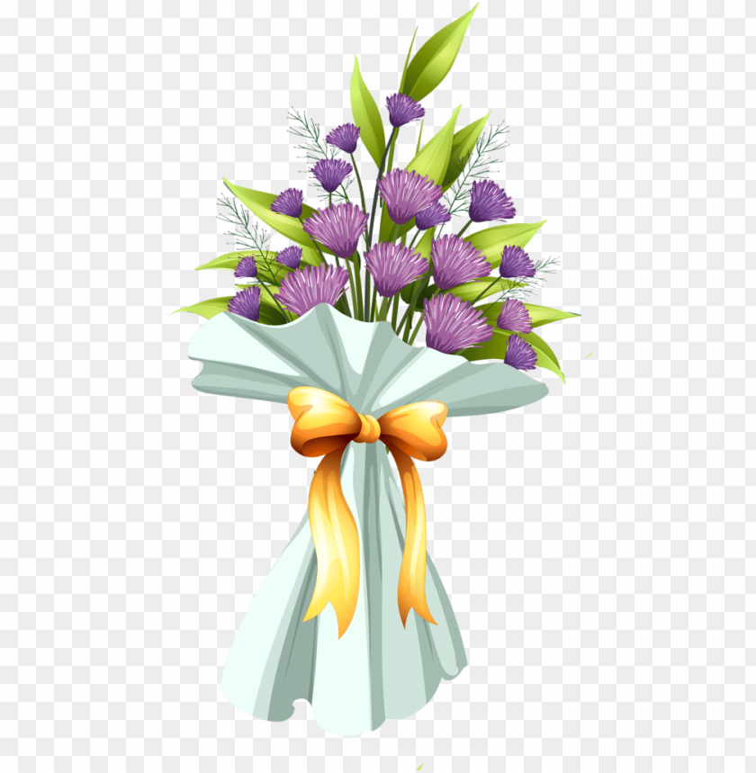 Detail Bouquet Of Flowers Transparent Nomer 46