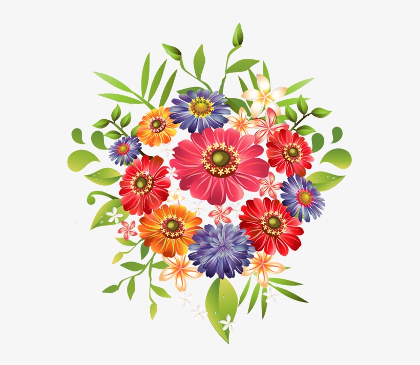 Detail Bouquets Of Flowers Clip Art Nomer 17