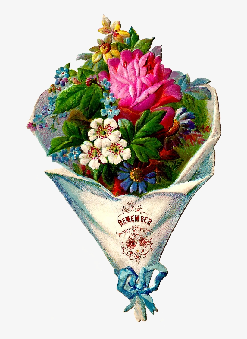 Detail Bouquets Of Flowers Clip Art Nomer 21
