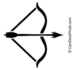 Detail Bow And Arrow Clip Art Free Nomer 4