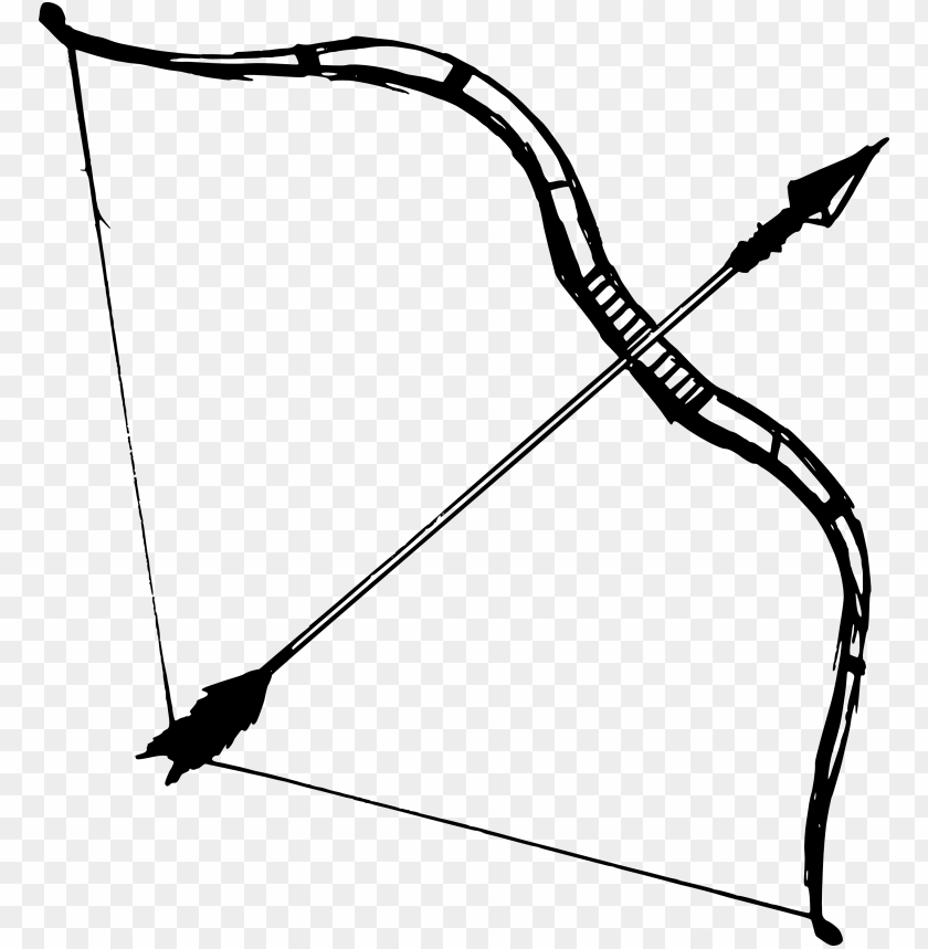 Detail Bow And Arrow Transparent Background Nomer 2