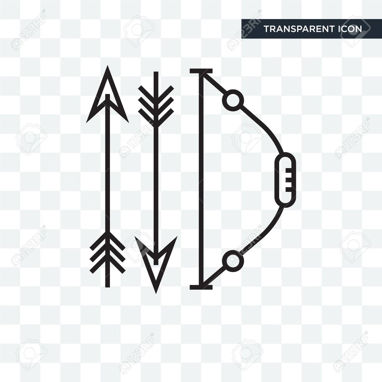 Detail Bow And Arrow Transparent Background Nomer 29