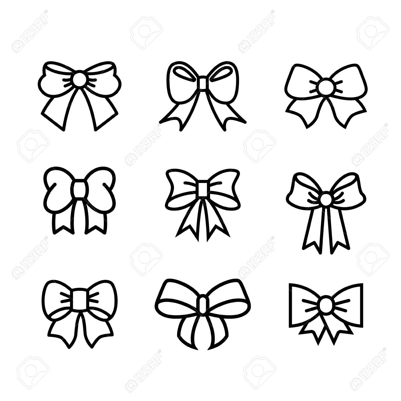 Detail Bow Ribbon Clipart Nomer 50