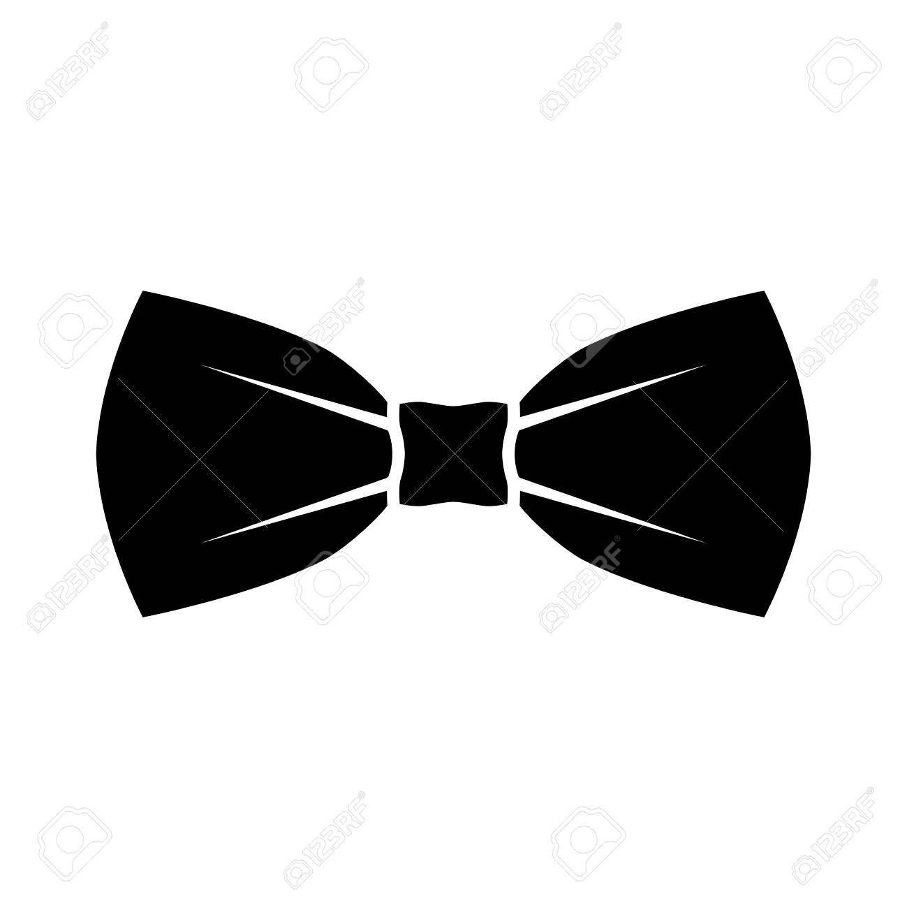 Detail Bow Tie Vector Nomer 24