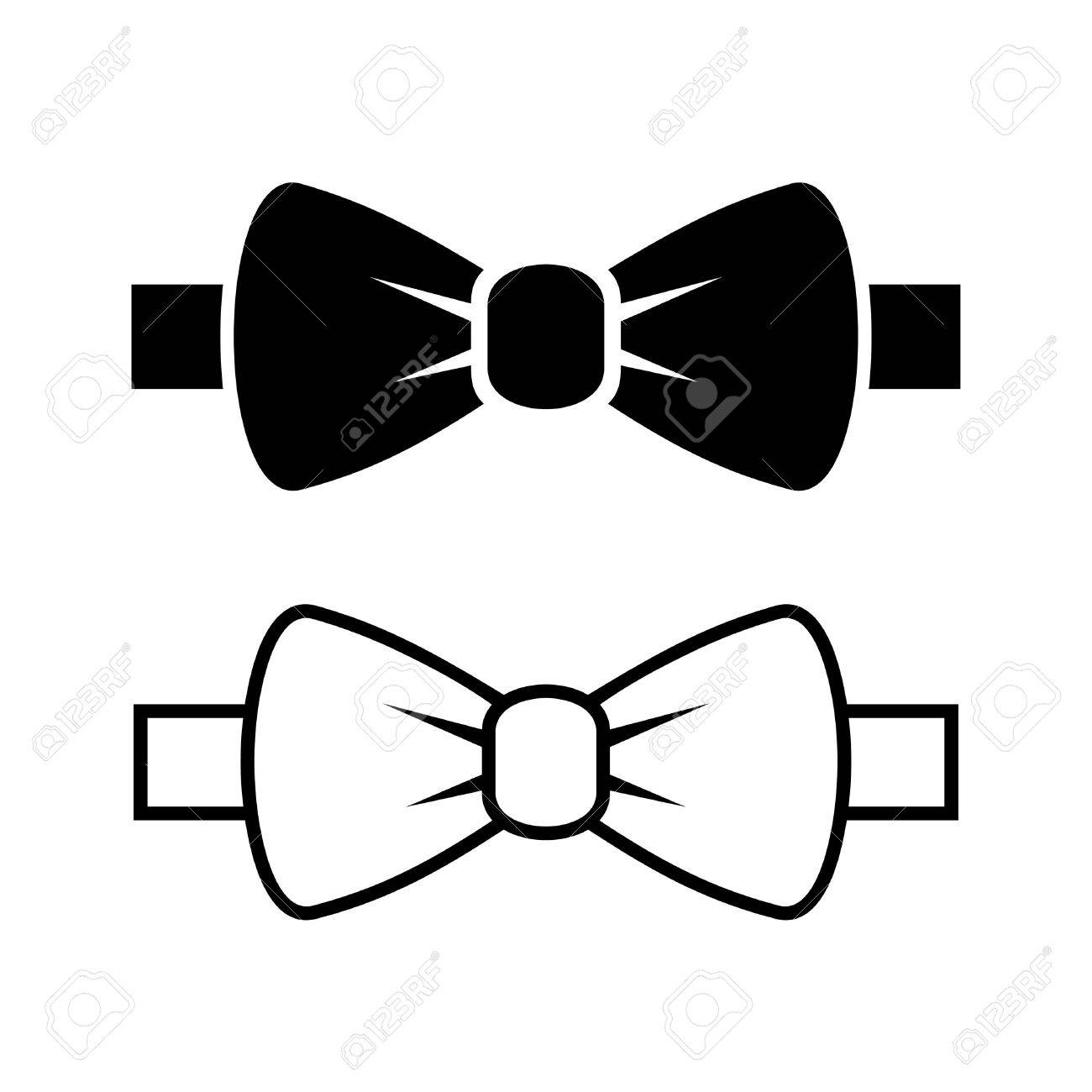 Detail Bow Tie Vector Nomer 29