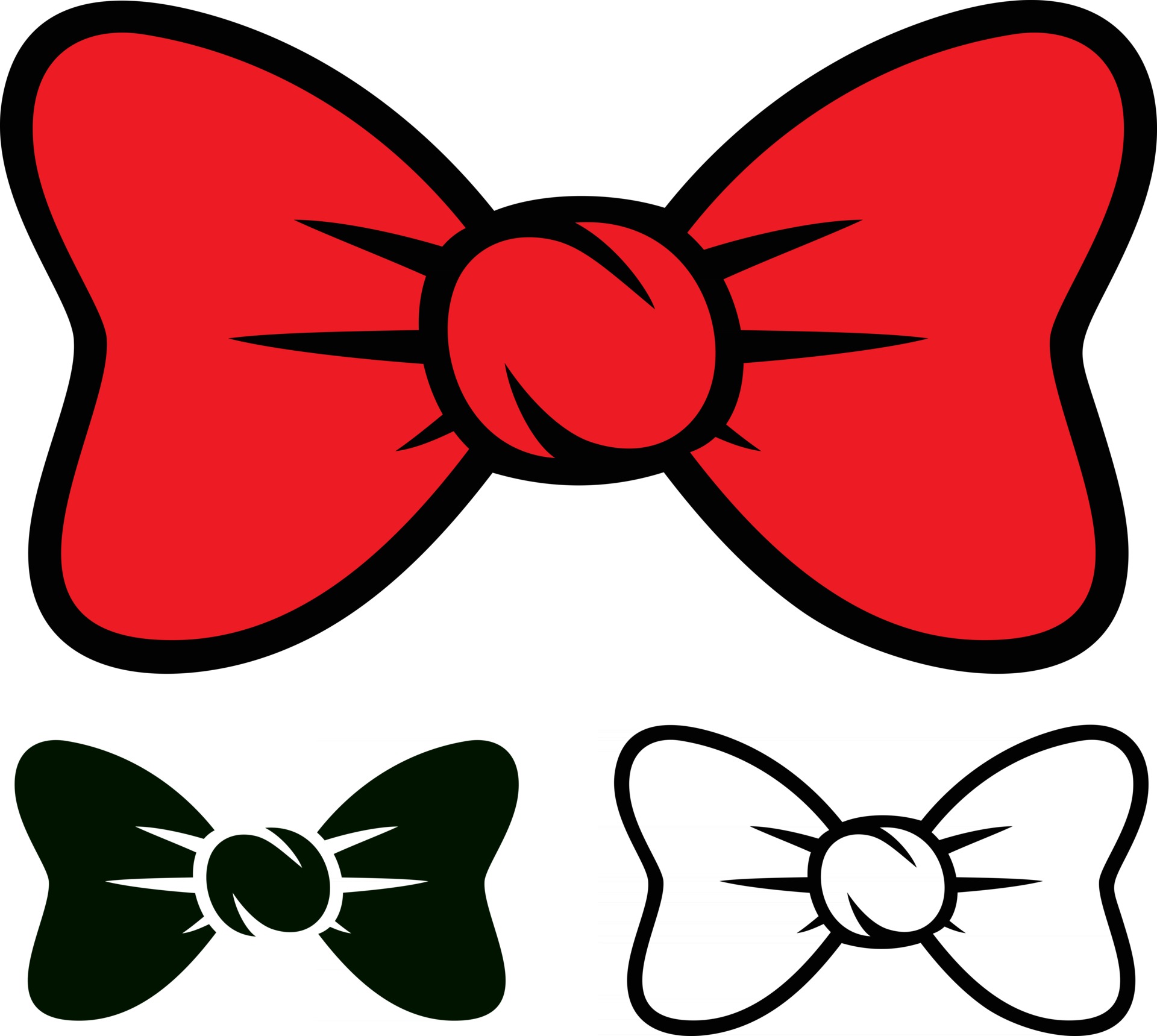 Detail Bow Tie Vector Nomer 48