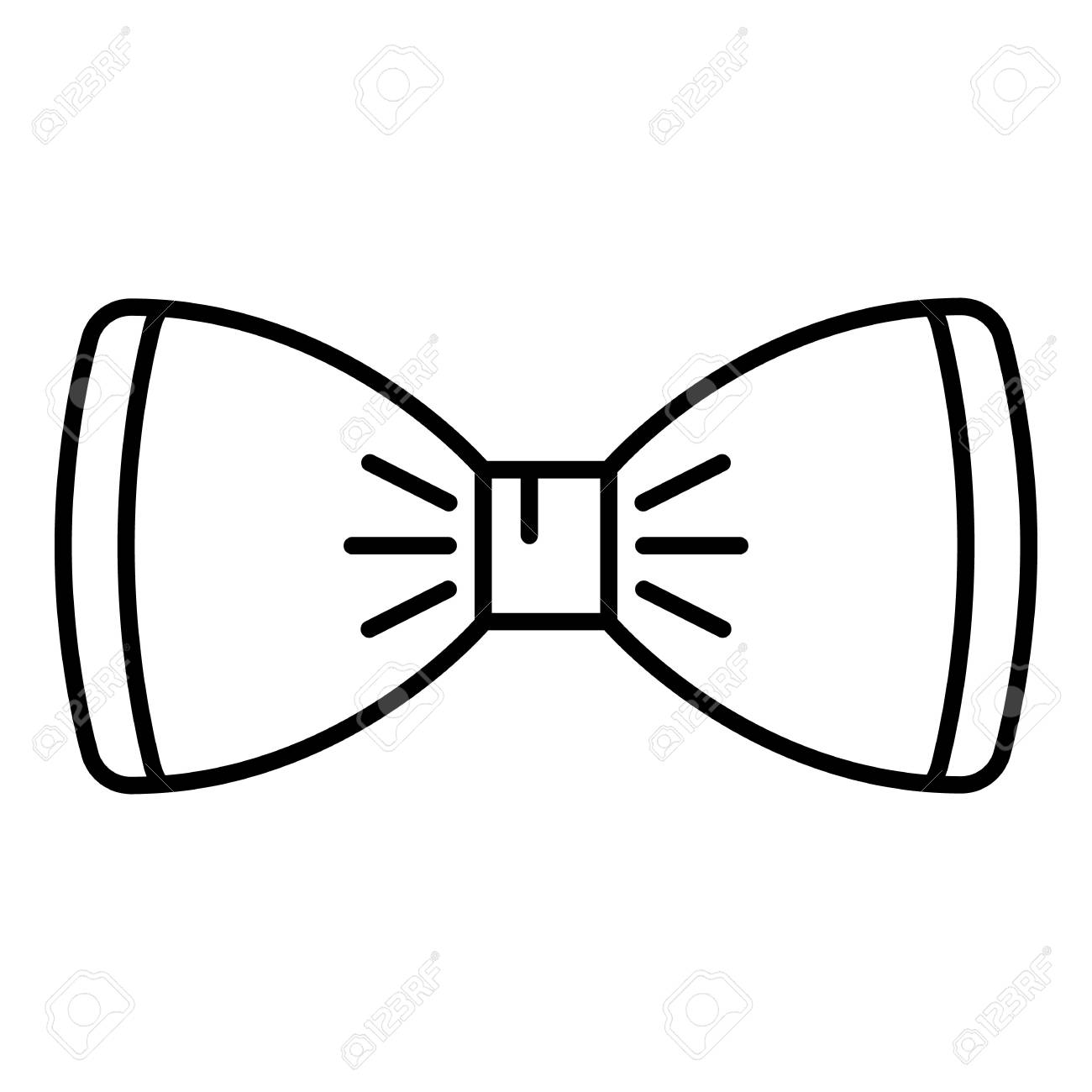 Detail Bow Tie Vector Nomer 57