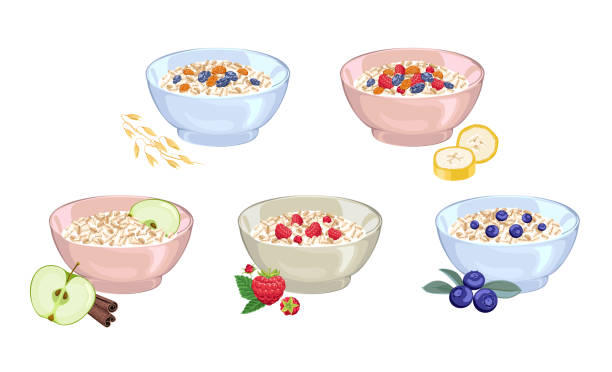 Detail Bowl Of Oatmeal Clipart Nomer 10