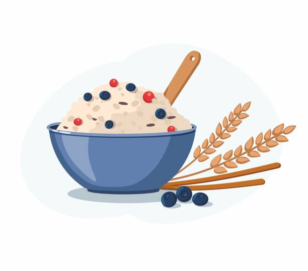 Detail Bowl Of Oatmeal Clipart Nomer 13