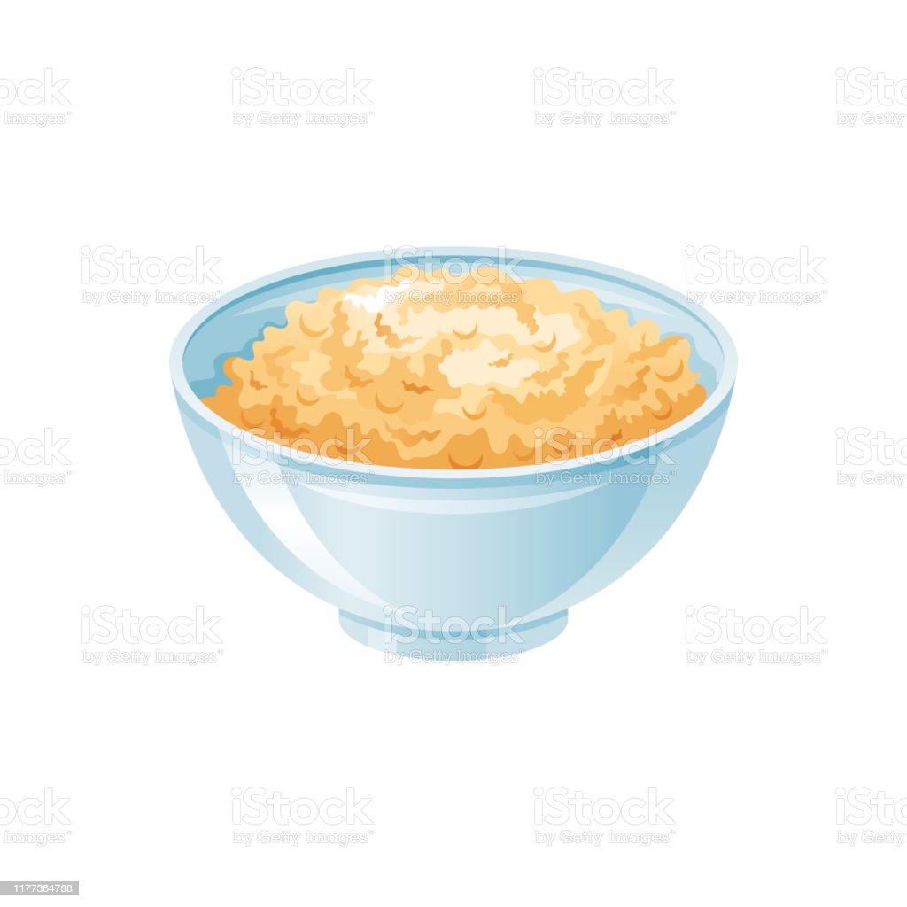 Detail Bowl Of Oatmeal Clipart Nomer 23