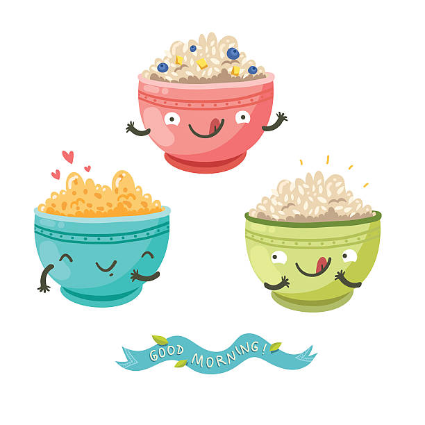 Detail Bowl Of Oatmeal Clipart Nomer 31