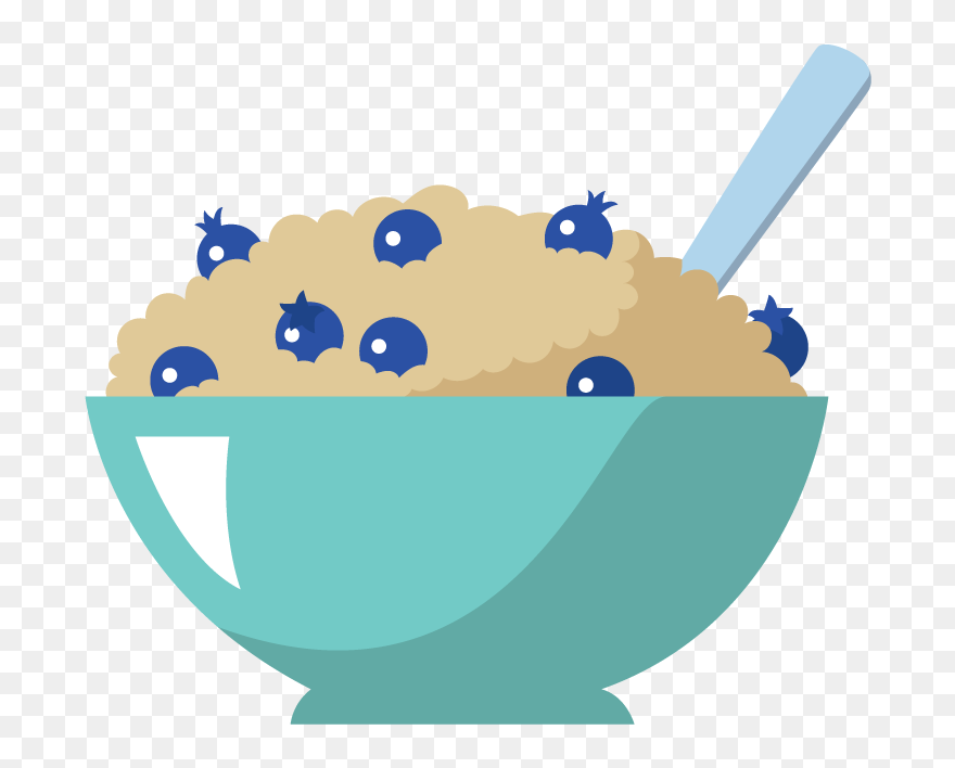 Detail Bowl Of Oatmeal Clipart Nomer 4