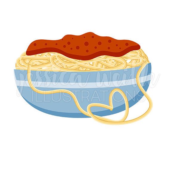 Detail Bowl Of Pasta Clipart Nomer 8