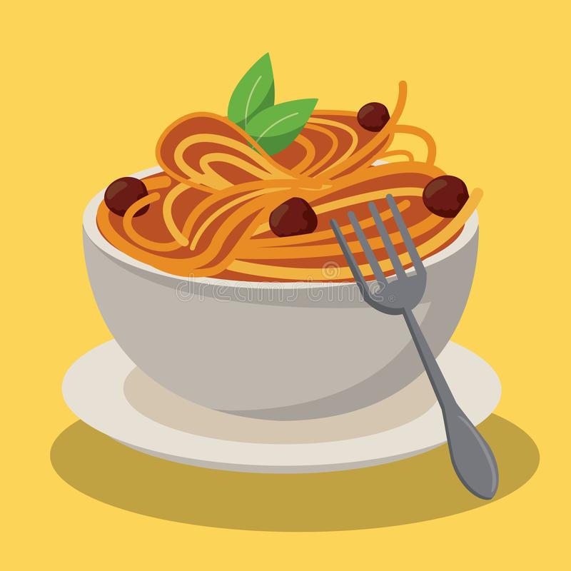 Detail Bowl Of Spaghetti Clipart Nomer 4